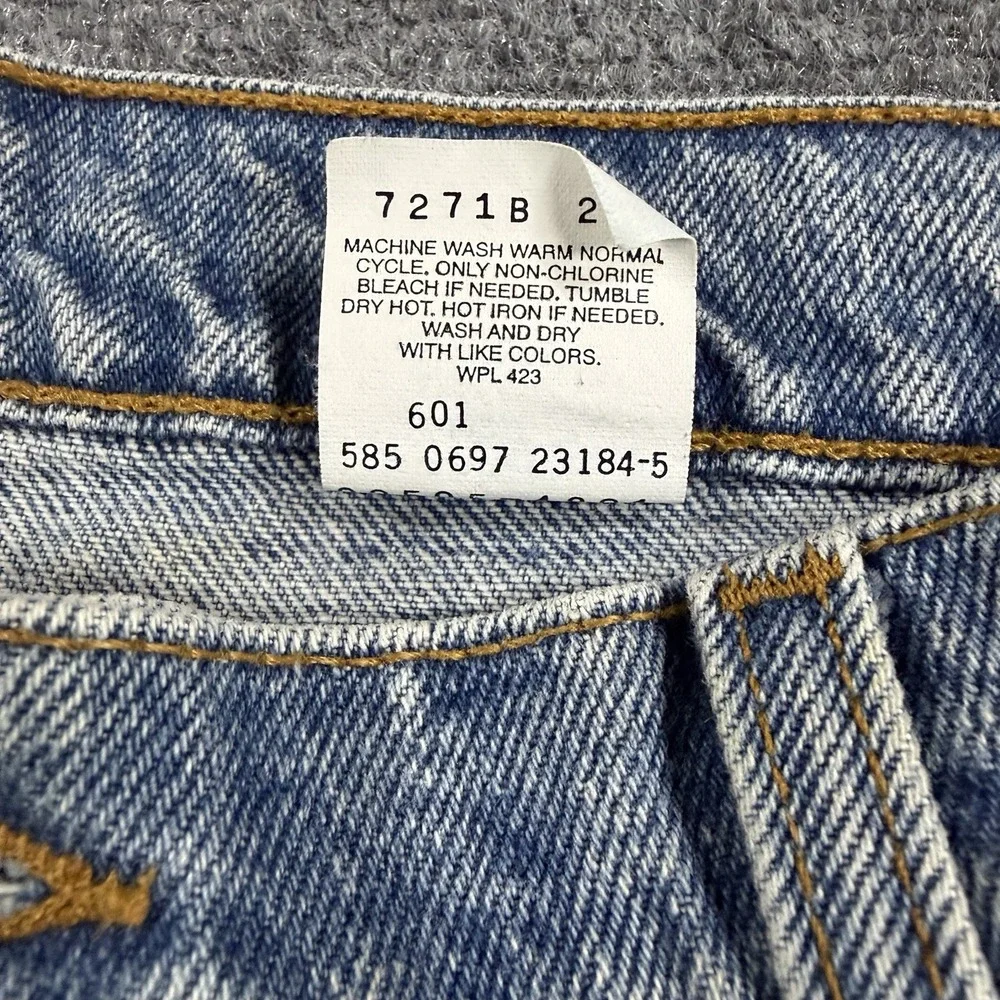 Vintage Levis 505 Jeans Mens 36x29 Denim Fade Made In USA 90s